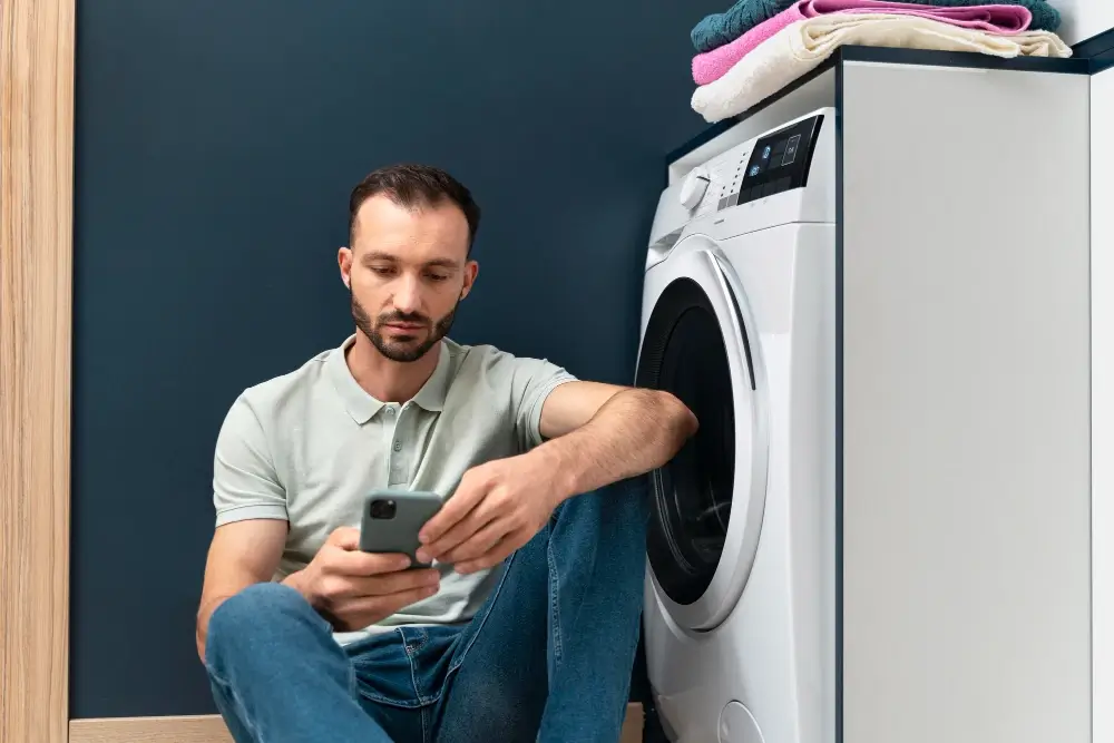 Moving a washing machine